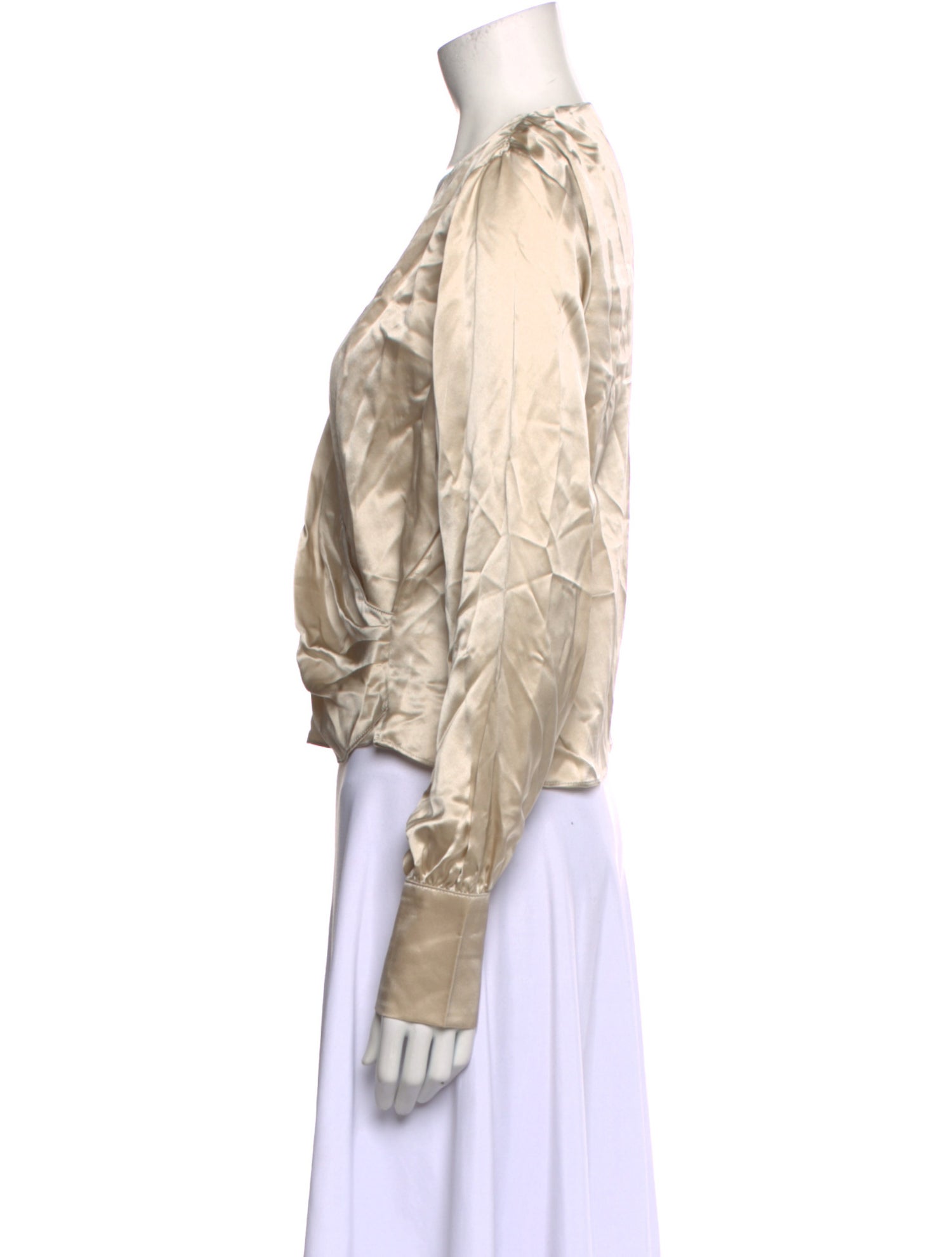 Sablyn Silk V-Neck Blouse